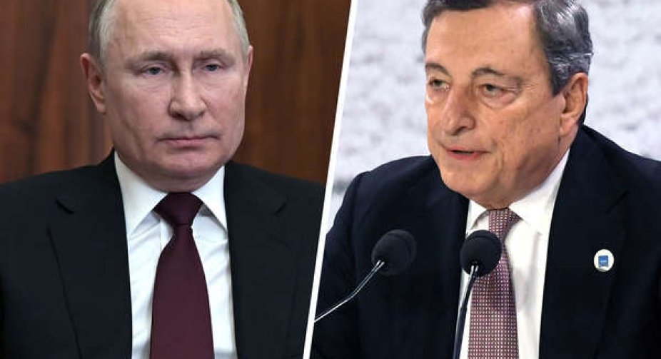 Прем'єр Італії обговорив з Путіним шляхи вирішення продовольчої кризи