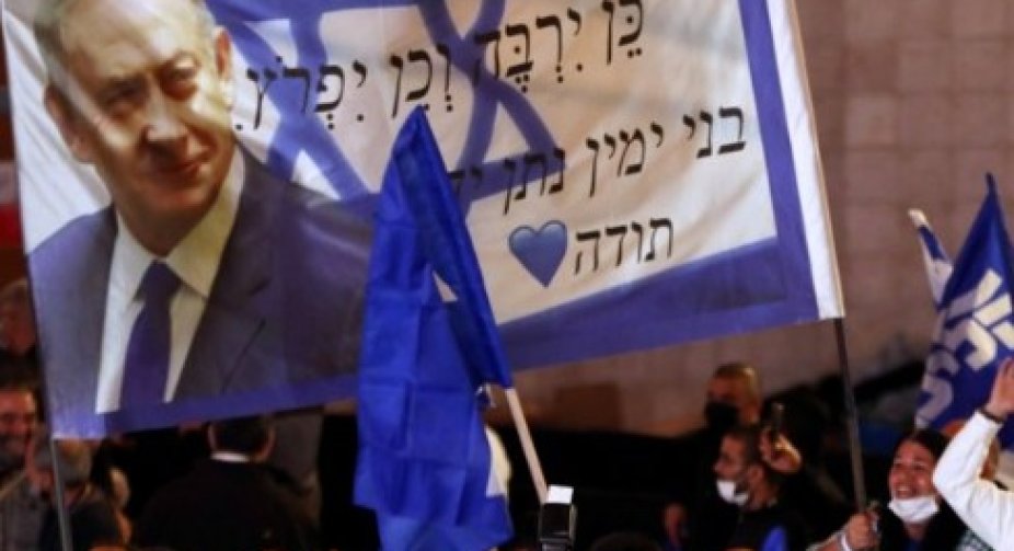 Netanyahu falls short of majority amid vote count