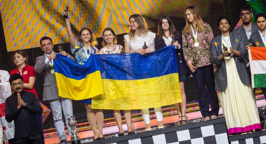 Жіноча збірна України вдруге в історії здобула «золото» на шаховій Олімпіаді
