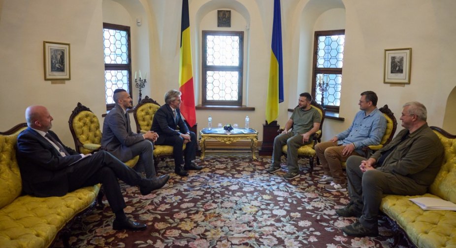 Зеленський прийняв вірчі грамоти у послів Румунії, Бельгії, Іспанії та Киргизстану