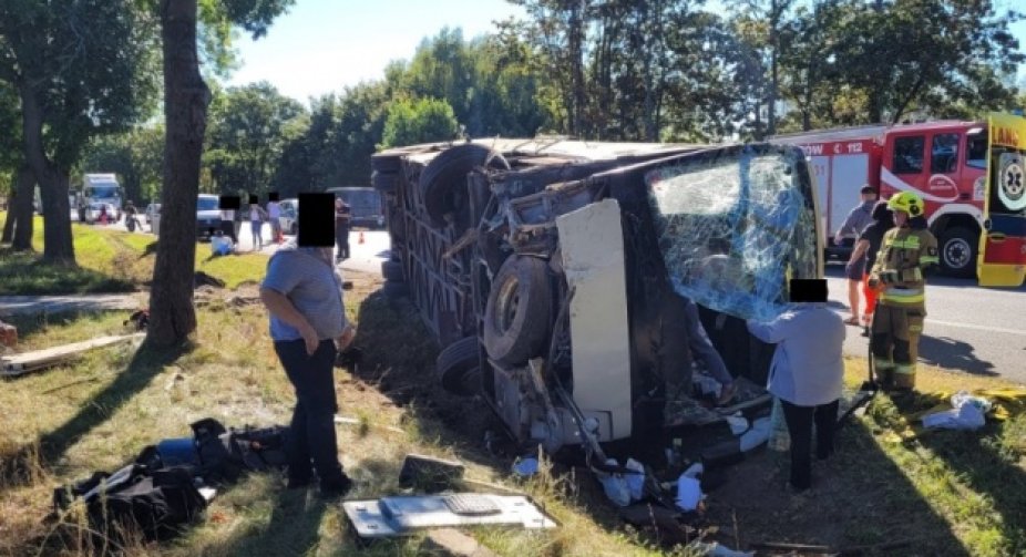 У Польщі потрапив у ДТП автобус із громадянами Білорусі: понад 30 постраждалих