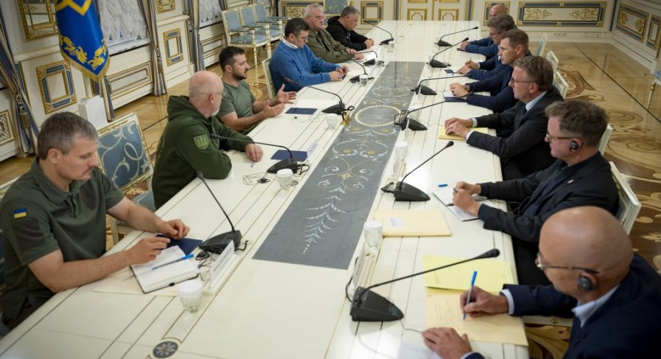 Zelenskiy held a meeting with the defense ministers of Denmark and Estonia