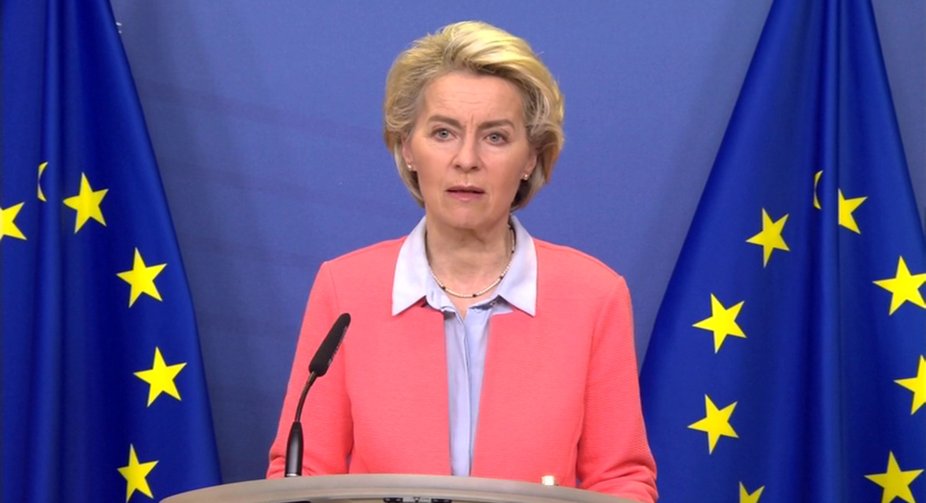 Втретє з початку вторгнення росії: президент Єврокомісії приїхала до Києва