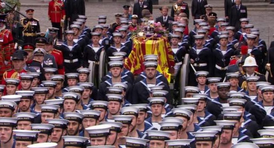 The funeral of Elizabeth II began in London