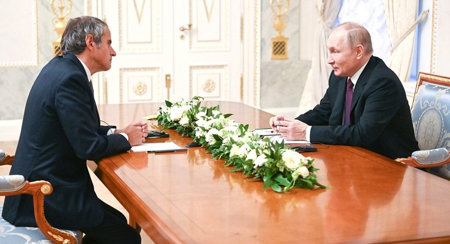 Глава МАГАТЕ Гроссі провів зустріч із Путіним