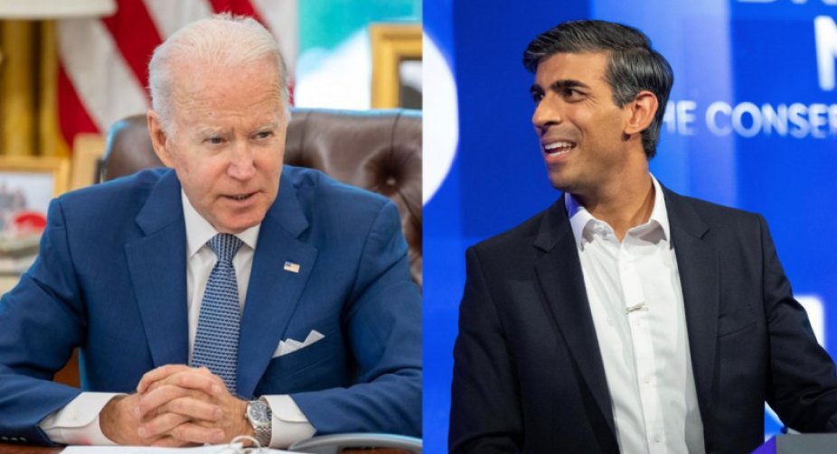 Biden and Sunak discussed supporting Ukraine and opposing China