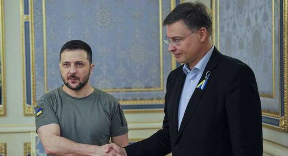 Зеленський зустрівся з віце-президентом Єврокомісії: про що говорили 