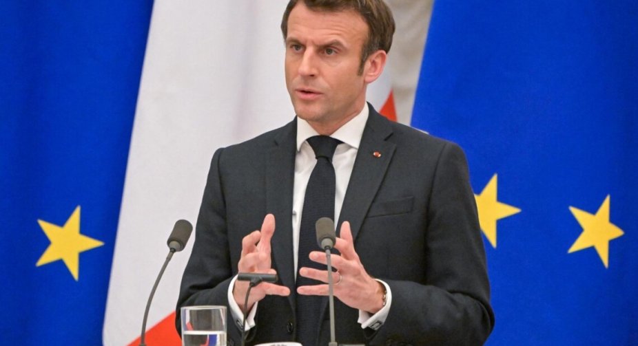 Macron to Ukrainians: Without Russia means with us