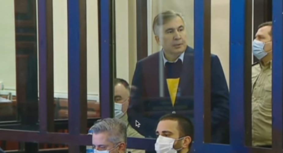Saakashvili began to speak Ukrainian in court in Georgia, he was asked to "observe order"