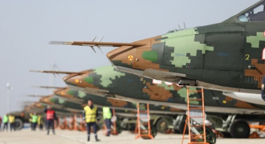 Bloomberg: 14 болгарських літаків Су-25 перебувають в Україні