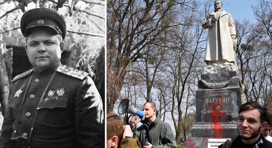 У Києві знесли пам'ятник генералу Ватутіну