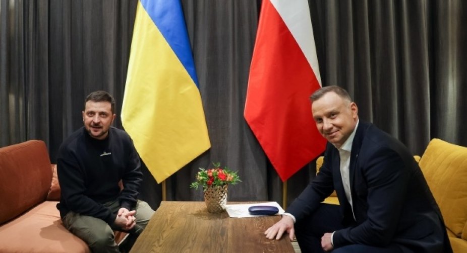 Зеленський у Польщі провів двогодинну зустріч із Дудою