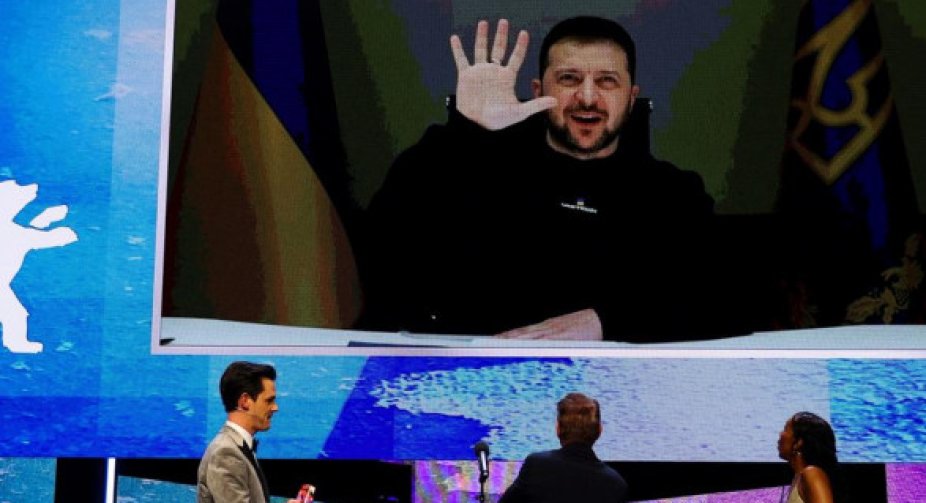 Володимир Зеленський виступив на Берлінале