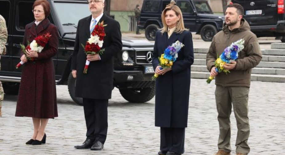 Zelenskyi and the President of Latvia arrived in Lviv