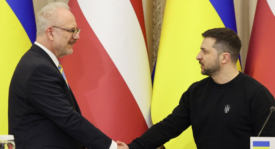 Zelenskyi and the Latvian president signed a declaration of support for Ukraine's Euro-Atlantic integration