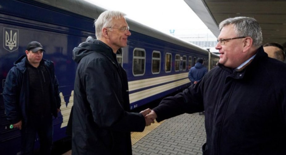 The Prime Minister of Latvia arrived on a visit to Kyiv
