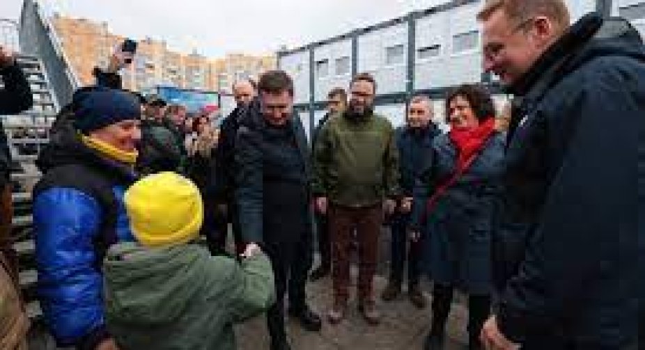 The ambassadors of Great Britain and Poland visited a town for immigrants in Lviv