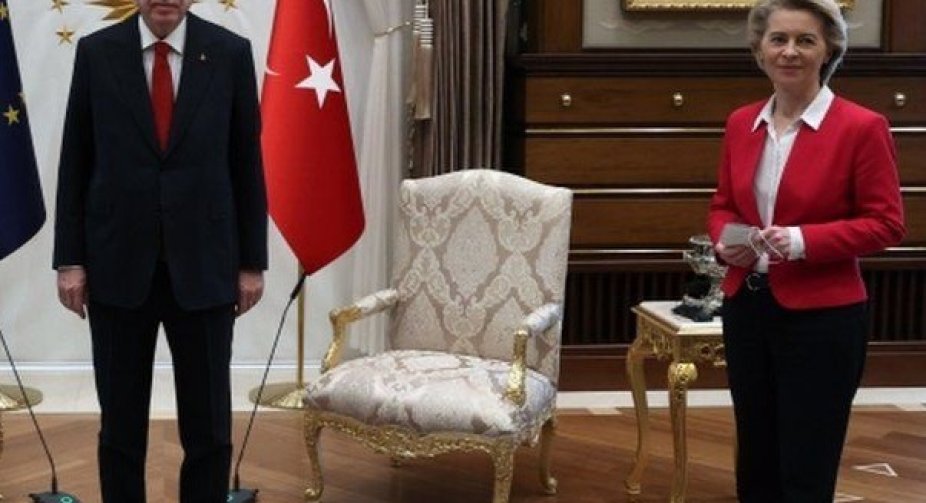 EU chief Ursula von der Leyen blames sexism for Turkey chair snub