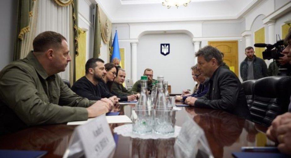Зеленський провів зустріч з віце-канцлером Німеччини