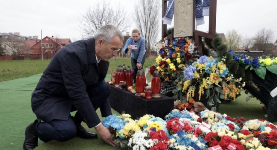 Stoltenberg visited Bucha