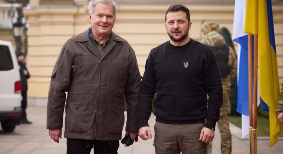 Зеленський прибув з візитом до Фінляндії