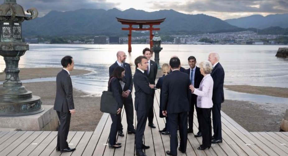 The G7 leaders agreed on countering Russia's "weaponized energy sector".