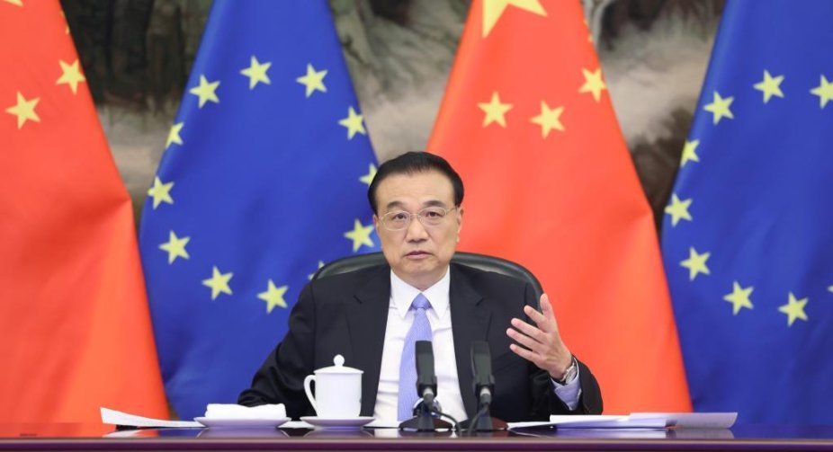 The EU called on China to play a constructive role for peace in Ukraine