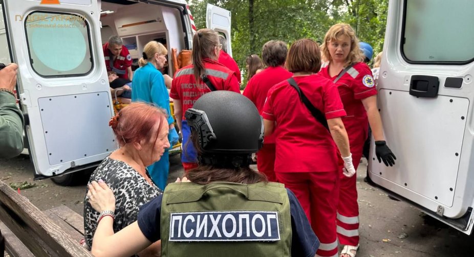 ДСНС: через атаку РФ на Запоріжжя травмовані 6 людей, серед них є дитина