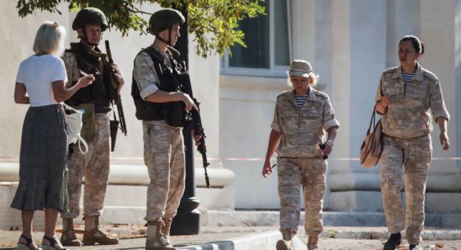 Explosions rang out in occupied Crimea