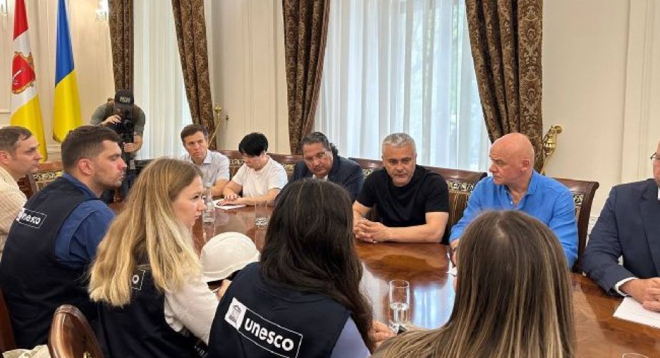 A UNESCO mission arrived in Odesa after the rocket attacks