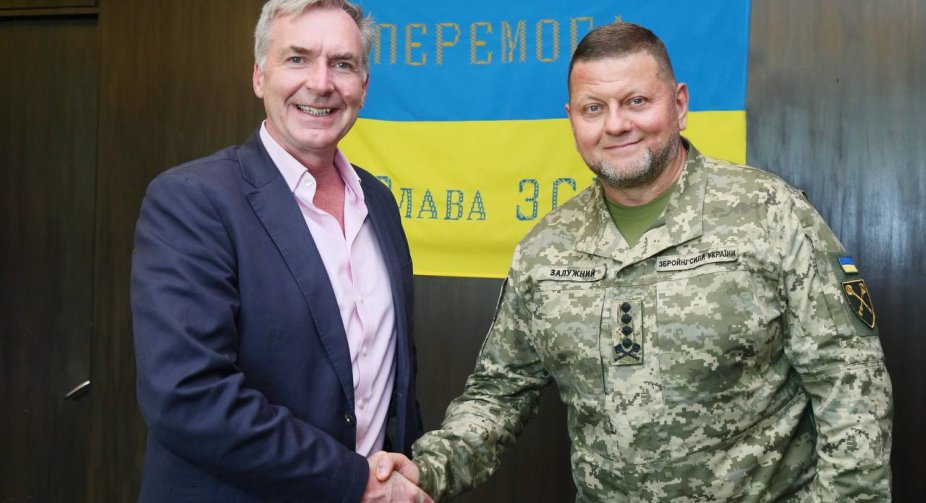 У Києві відбулася зустріч голови Штабу оборони Великобританії з Головнокомандувачем ЗСУ