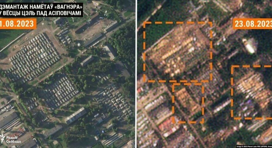 Радіо Свобода: табір вагнерівців у Білорусі демонтують