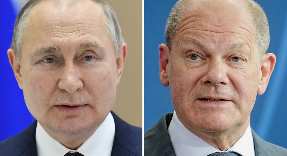Став відомий зміст переговорів між Путіним і Шольцем після початку вторгнення в Україну 