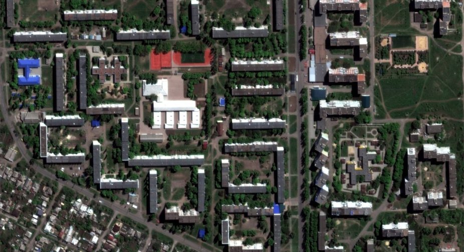 Satellite images of strike on Yevpatoriya: possible damage to Triumph air defense system