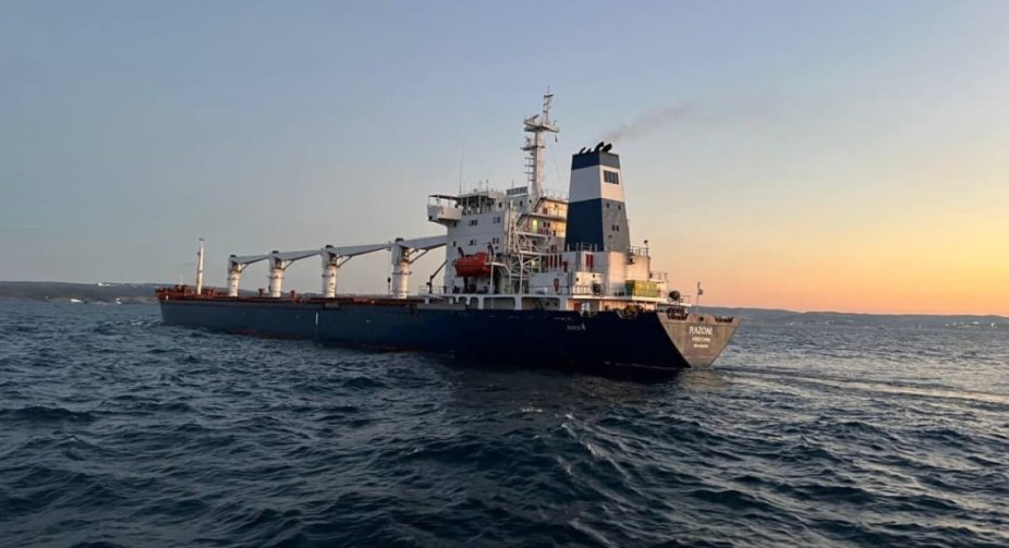 The first ship with Ukrainian grain arrived in Turkey through the temporary corridor