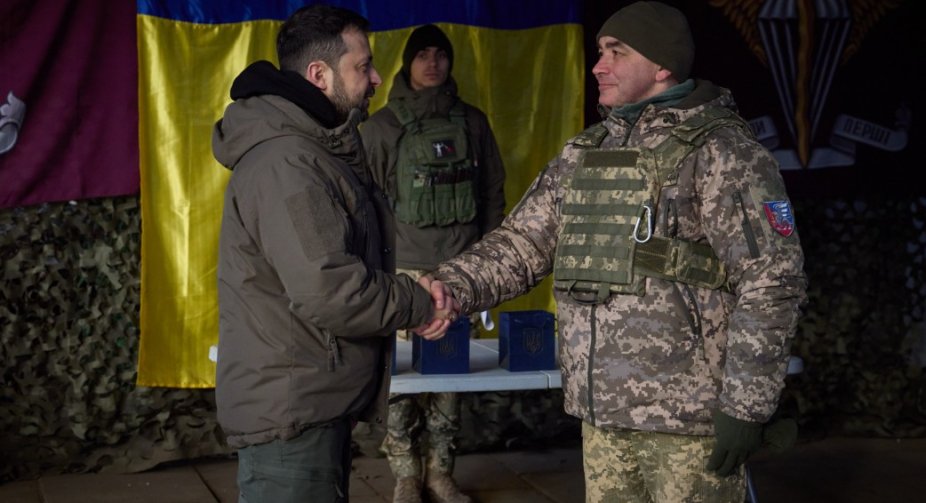 Зеленський відвідав військових у Куп'янсько-Лиманському напрямі