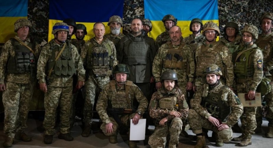 Умєров уперше відвідав Бахмутський напрямок 