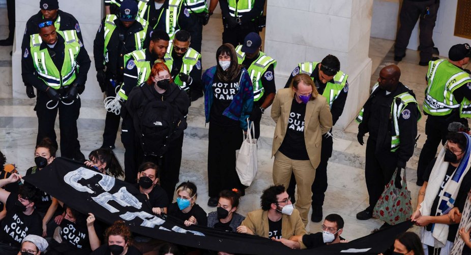 Police detained about 300 activists after invasion of the Capitol