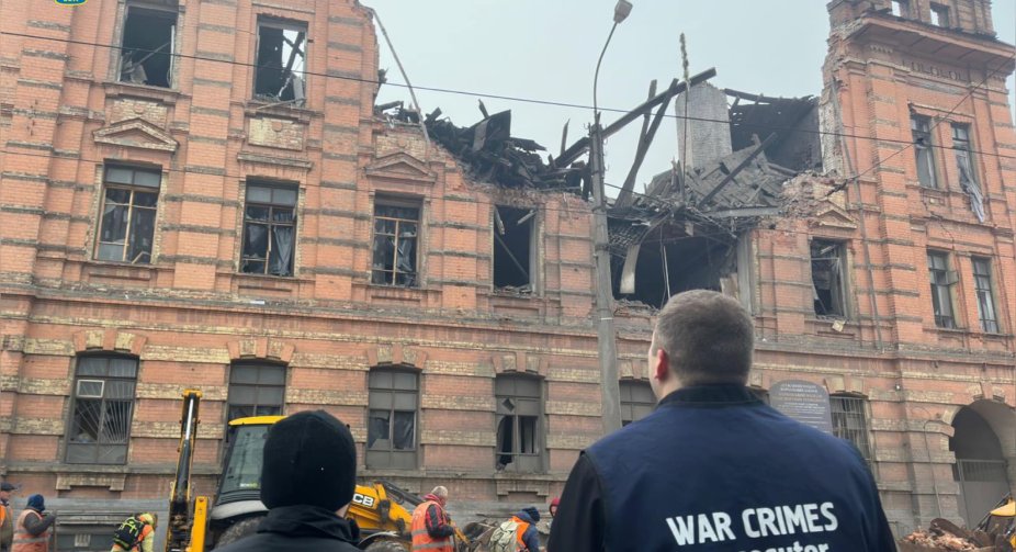 Drone attack in Kharkiv: an educational institution is partially destroyed