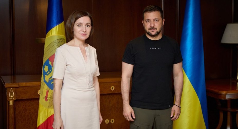 Зеленський домовився з Санду про координацію дій у напрямку ЄС