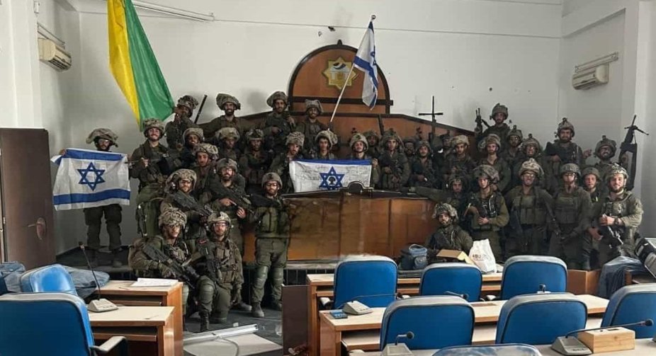Israel seized control of government buildings in Gaza used by Hamas