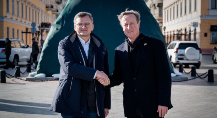Kuleba and Cameron in Odesa: new export routes and British support
