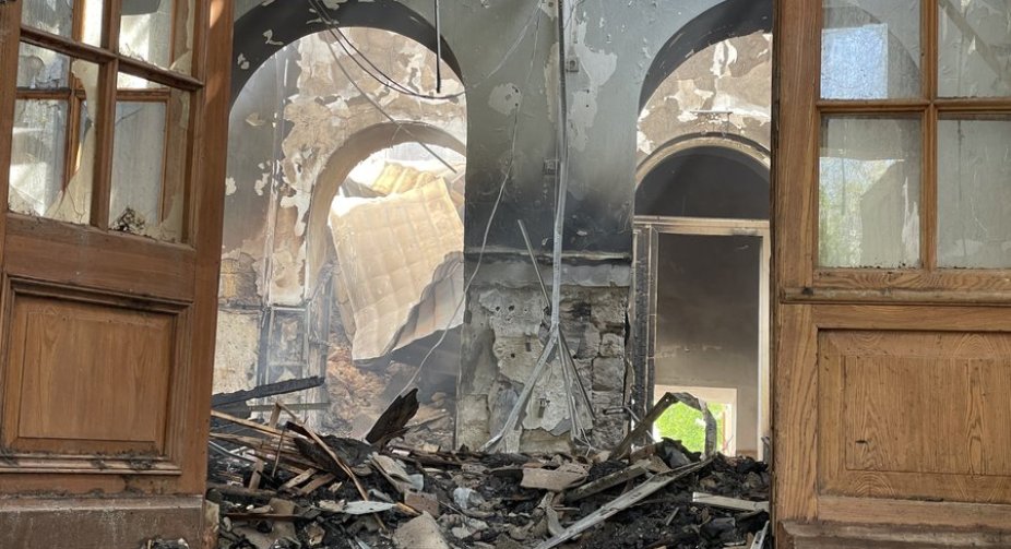 Russian military shelled a gymnasium in the center of Kherson: a blow to educational institutions