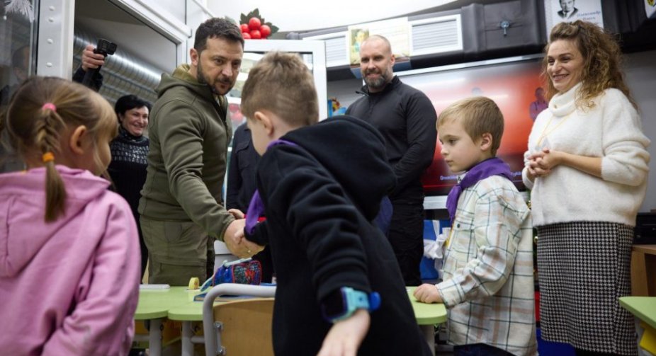 Зеленський відвідав Харків та зустрівся з місцевими школярами