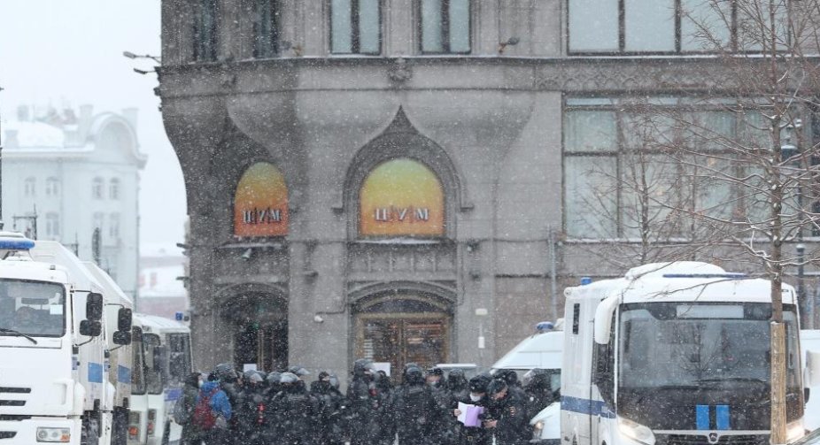 У Росії почалися нові мітинги на підтримку Навального: майже 100 людей затримані