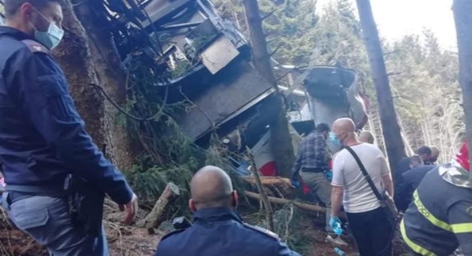 В Італії зросла кількість загиблих в результаті обвалу на канатній дорозі