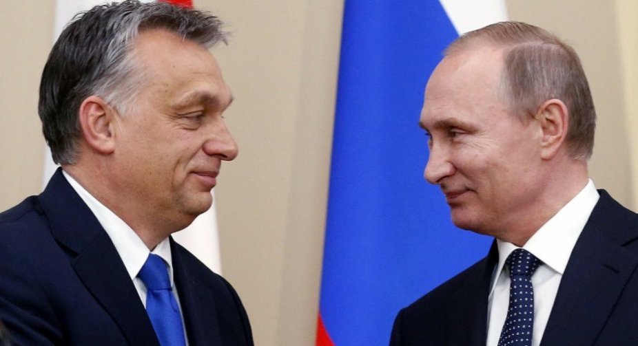 Orban tries to justify not calling Russian aggression a war at meeting with Putin