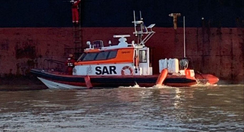 A civilian ship under the Panama flag explodes on a mine in the Black Sea
