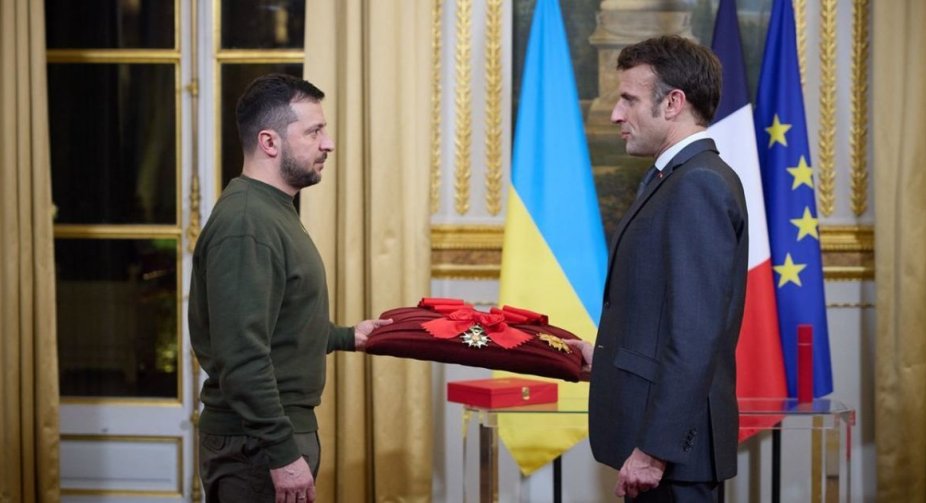 Зеленський та Макрон домовились про підготовку майбутнього візиту президента Франції