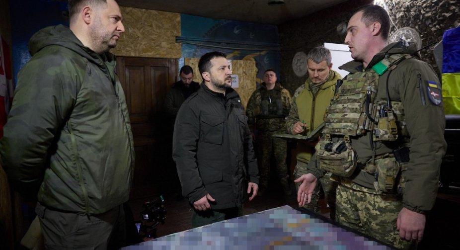 Зеленський відвідав передові позиції на Куп'янському напрямку